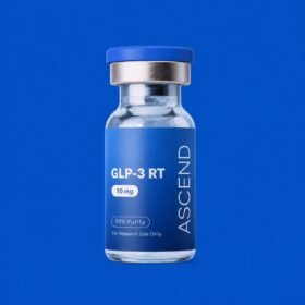 GLP-2 TZ Research Peptide by ASCEND SCIENCE featuring 99% purity, third-party testing and batch-specific COA for laboratory research.